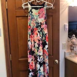 Pinkblush Floral Maxi Dress